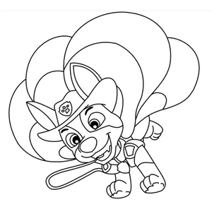Paw Patrol Tracker Printable Coloring Page Coloring Page