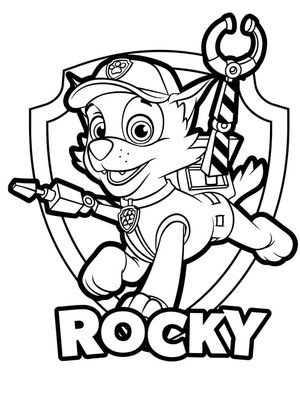 Rocky from Paw Patrol