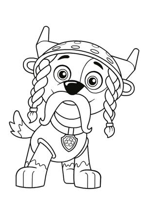 Viking Pup from the Paw Patrol
