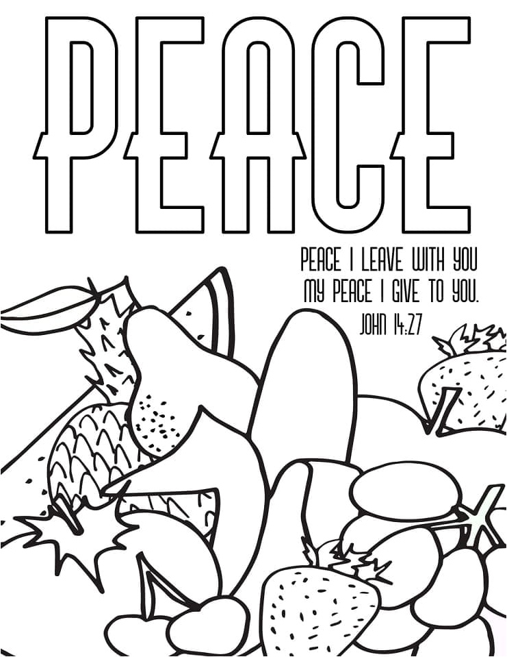 Peaceful Printables Coloring Page