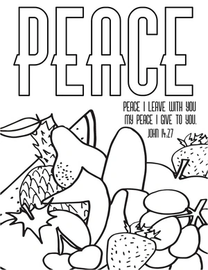 Peaceful Printables Coloring Page