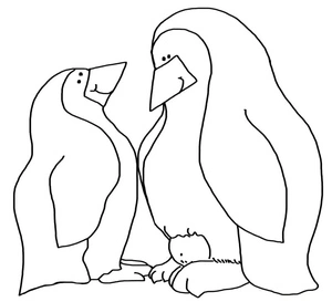 Penguin Coloring Page Coloring Page