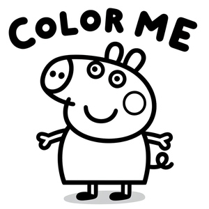 Color in Peppa Pig