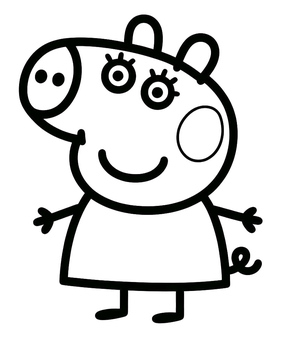Peppa Pig Coloring Page