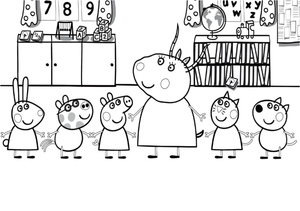 Peppa Pig Learning at School
