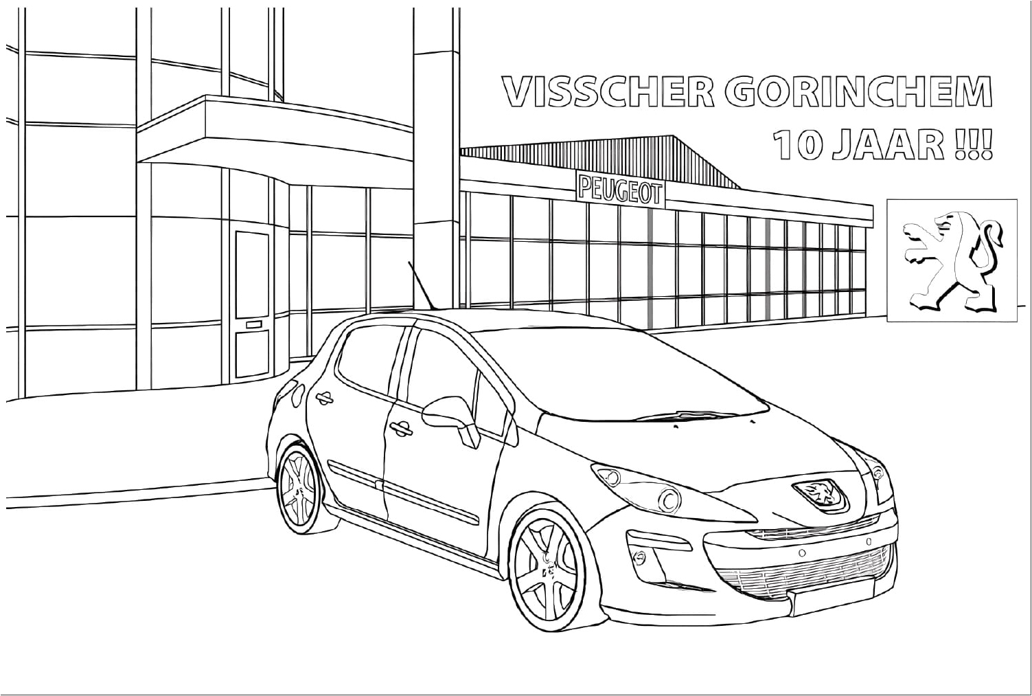 Printable Peugeot Coloring Page Coloring Page