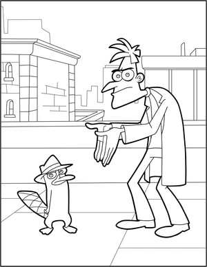 Perry the Platypus and Dr. Heinz Doofenshmirtz