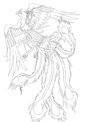 Phoenix Coloring Page - Page 2 Coloring Page