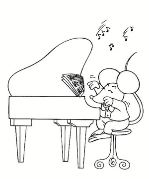 Mouse at the Piano