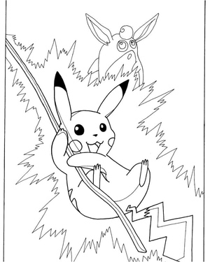 Pikachu in Action