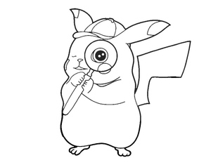 Pikachu the Detective - not Detective Pikachu