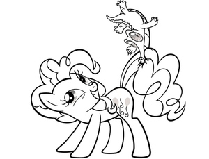 Pinkie Pie Befriended by a Crocodile