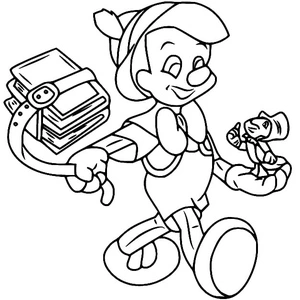 Disney's Pinocchio Coloring Page