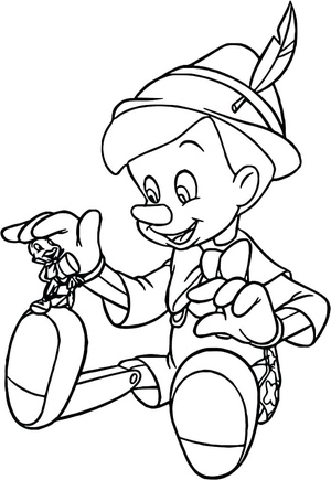 Pinocchio Coloring Page
