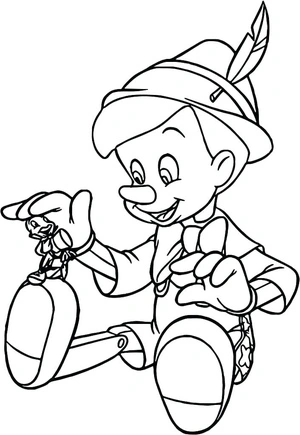 Pinocchio Coloring Page Coloring Page