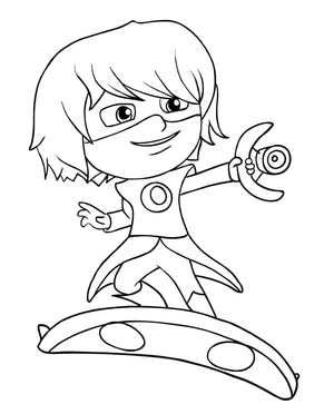 Moon Girl Coloring Page