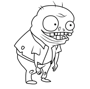 Plants versus Zombies Imp Coloring Page