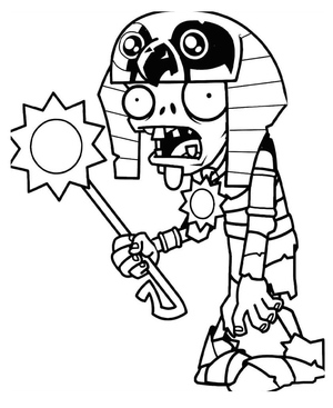 Ra Zombie from Plants vs Zombies