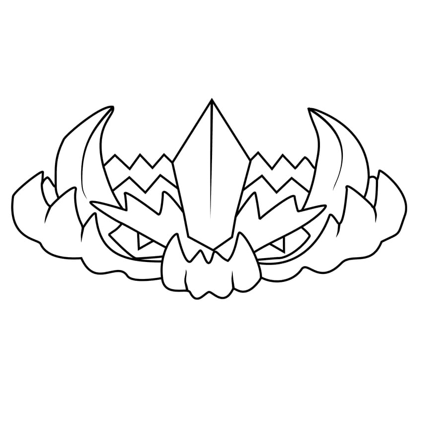 Spikerock from Plants vs Zombies Coloring Page