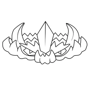 Spikerock from Plants vs Zombies Coloring Page