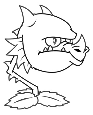 Sunflower vs Zombies Snapdragon