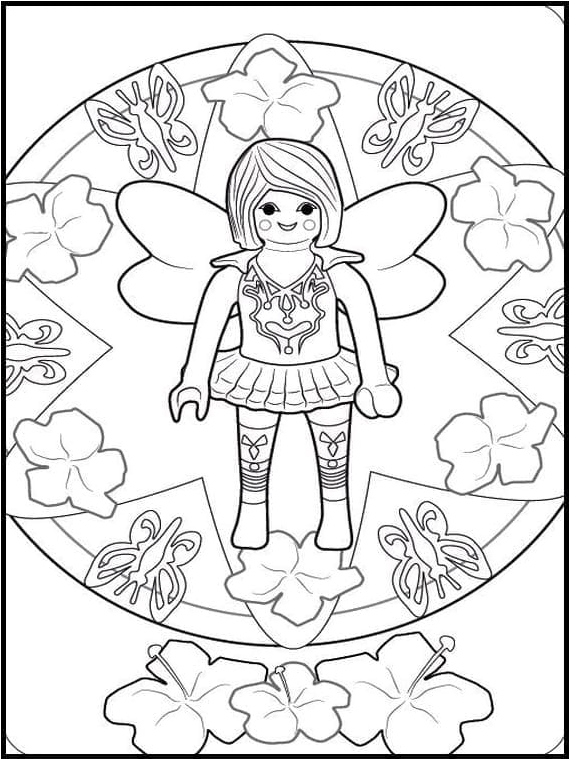 Playful Fairytale Coloring Page
