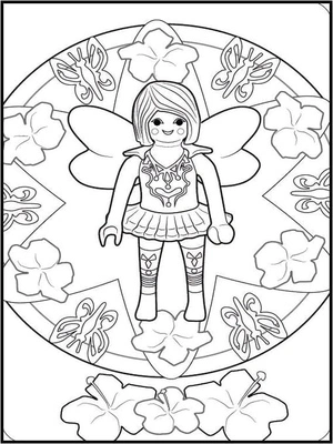 Playful Fairytale Coloring Page