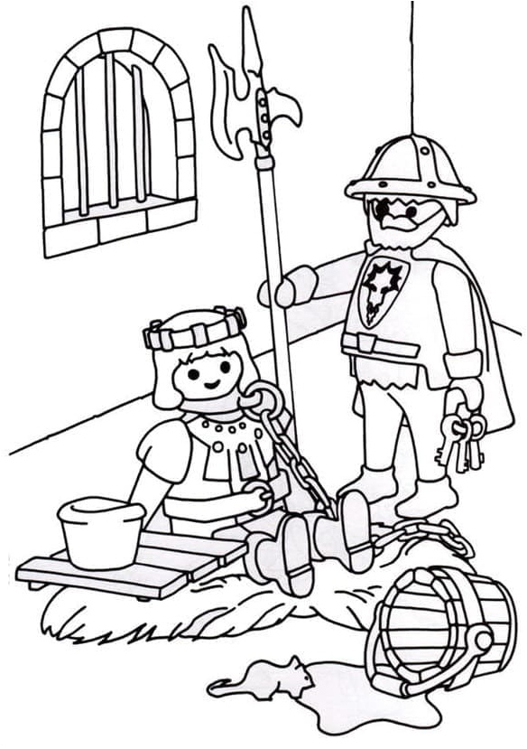 Printable Playmobil Coloring Sheet Coloring Page