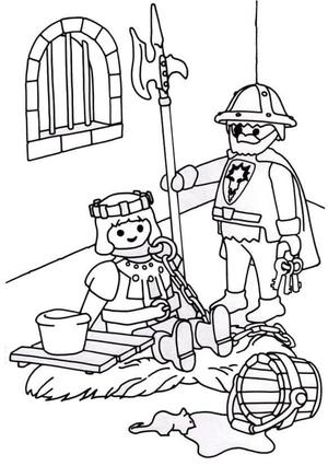 Printable Playmobil Coloring Sheet