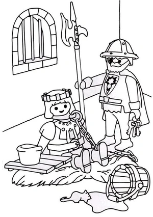 Printable Playmobil Coloring Sheet Coloring Page