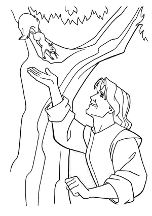 Commander John Smith Coloring Page