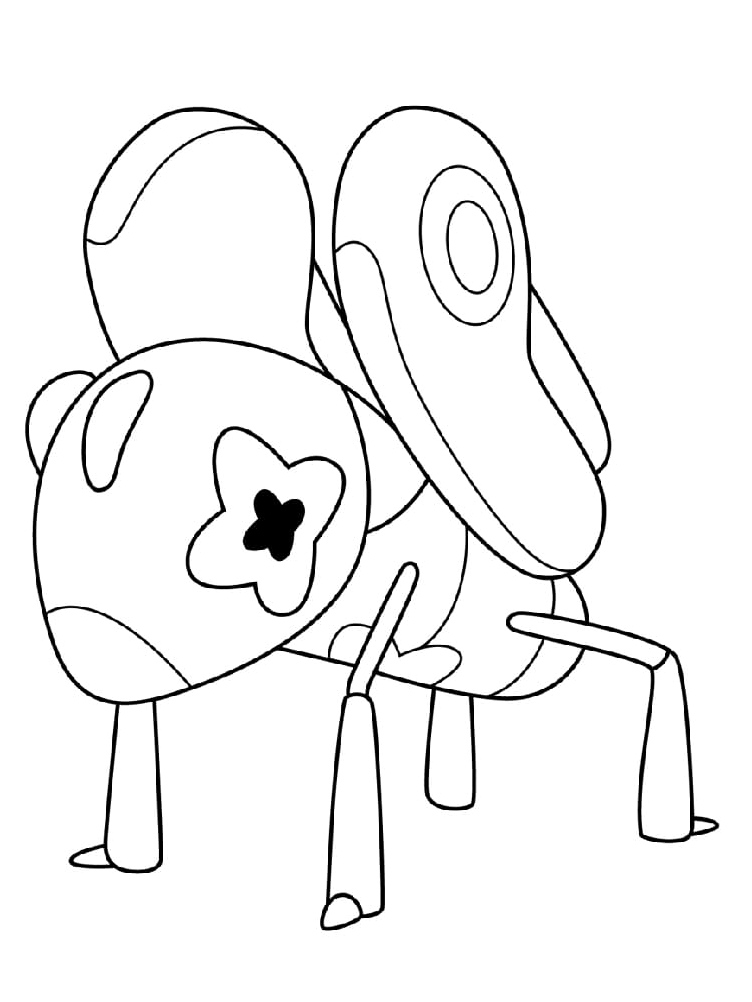 Nimble Pokémon Coloring Page