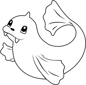 Pokemon Dewgong Coloring Page
