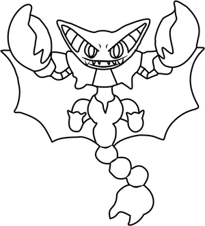 Pokemon Gliscor Coloring Page