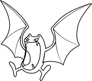 Pokemon Golbat Coloring Page
