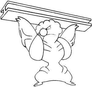 Pokemon Gurdurr Coloring Page