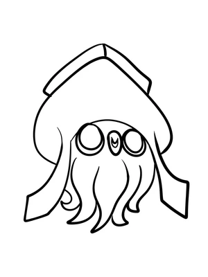Pokemon: Inkay Coloring Page