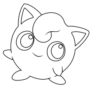 Pokemon Jigglypuff Coloring Page