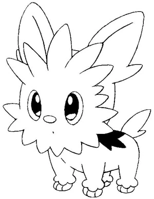 Pokemon Lillipup Coloring Page