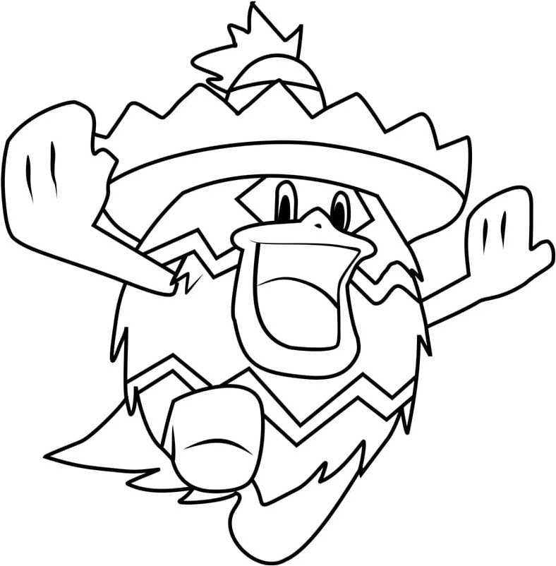 Pokemon Ludicolo Coloring Page