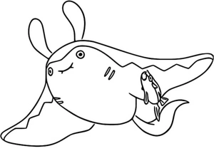 Pokemon Mantine Coloring Page