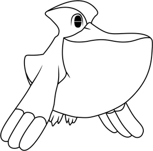 Pokemon Pelipper Coloring Page