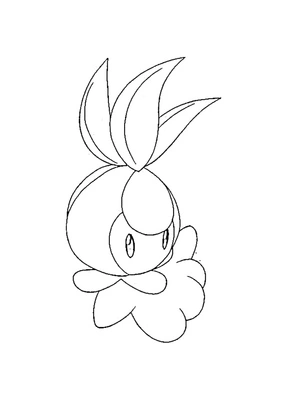 Pokemon Petilil Coloring Page