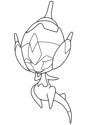 Pokemon Poipole Coloring Page