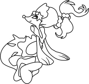 Pokemon Primarina Coloring Page