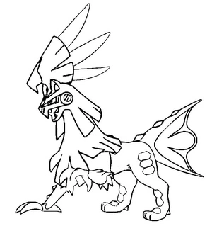 Pokemon Silvally Coloring Page