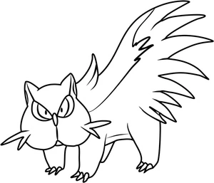 Pokemon Stunky Coloring Page