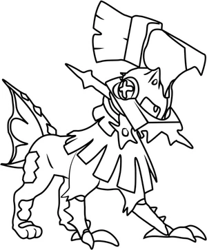Pokemon Type Null Coloring Page