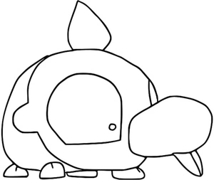 Shroodle Monster Coloring Page