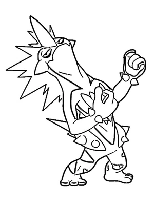 Toxicity Pokemon Coloring Page